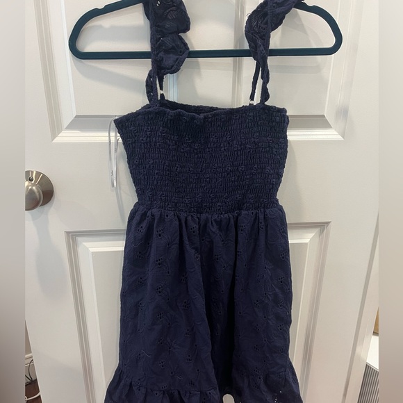 Lulus Dresses & Skirts - Lulus Navy Blue Embroidered Mini Dress